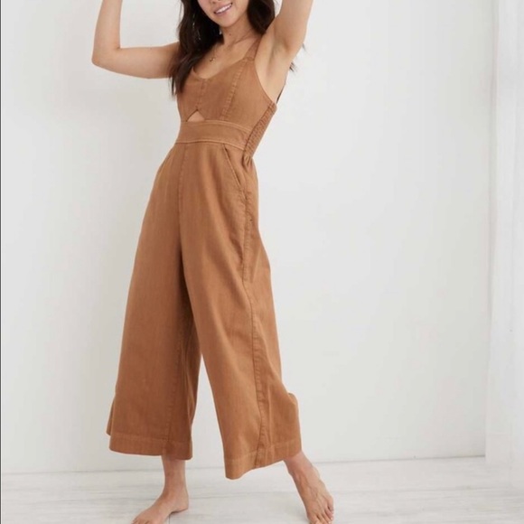 aerie Pants & Jumpsuits Cutest Aerie Cutout Jumpsuit Poshmark